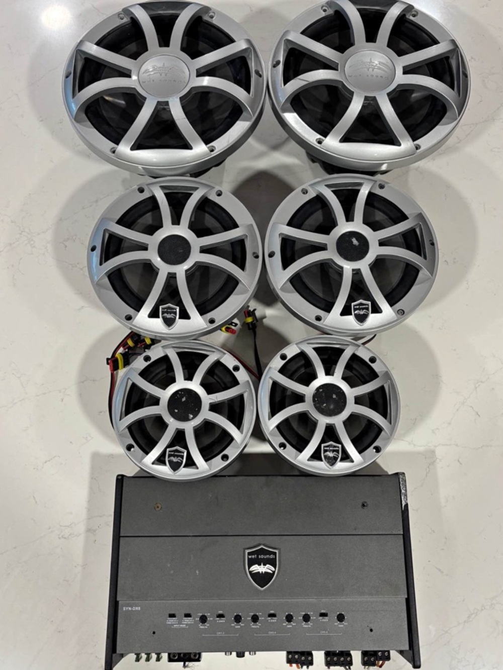 Wet Sounds Complete Marine Audio System – REV10 + SYN-DX6